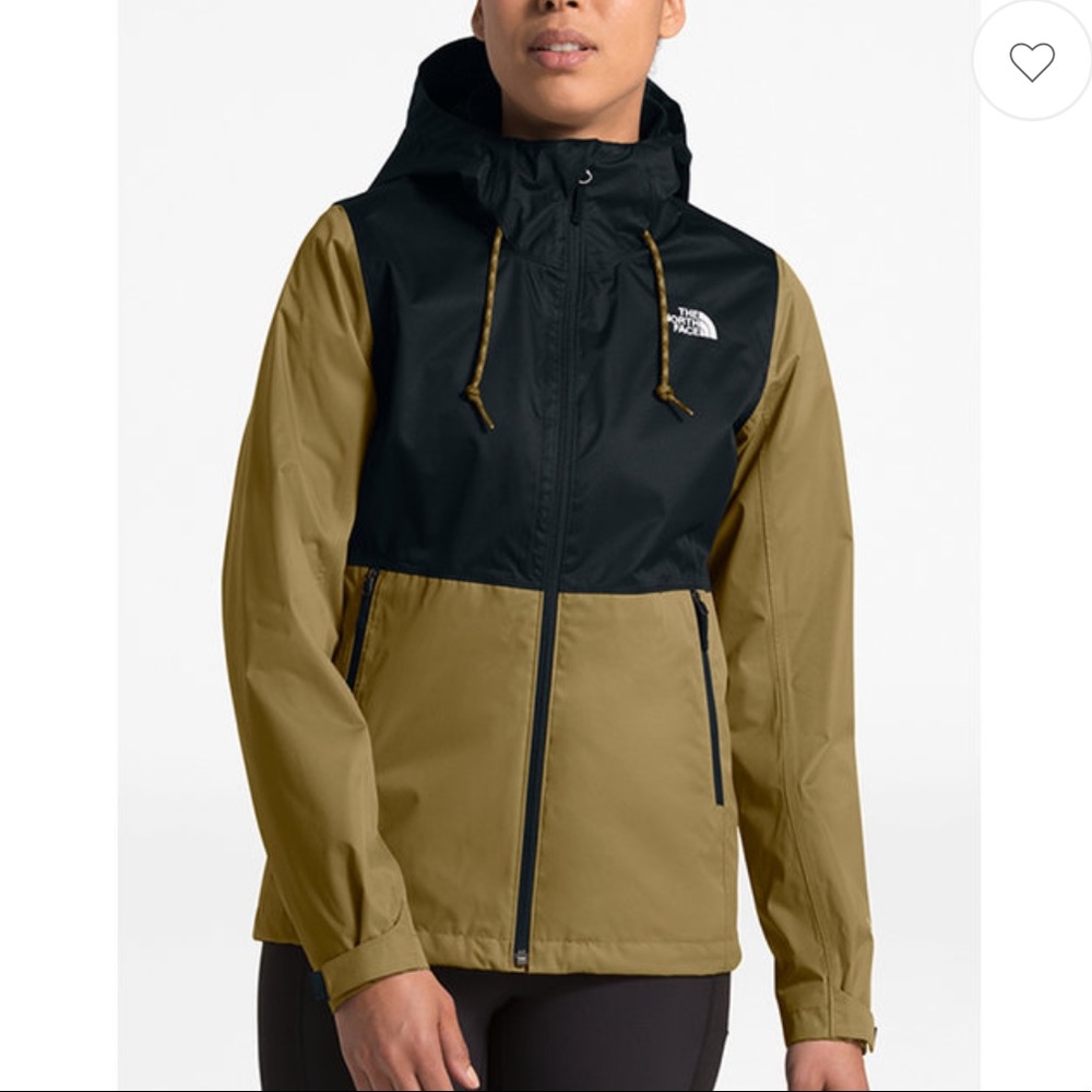 Northface arrow wood jacket in British khaki